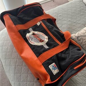 Vintage University of Texas Longhorns Duffel Bag / Gym Bag